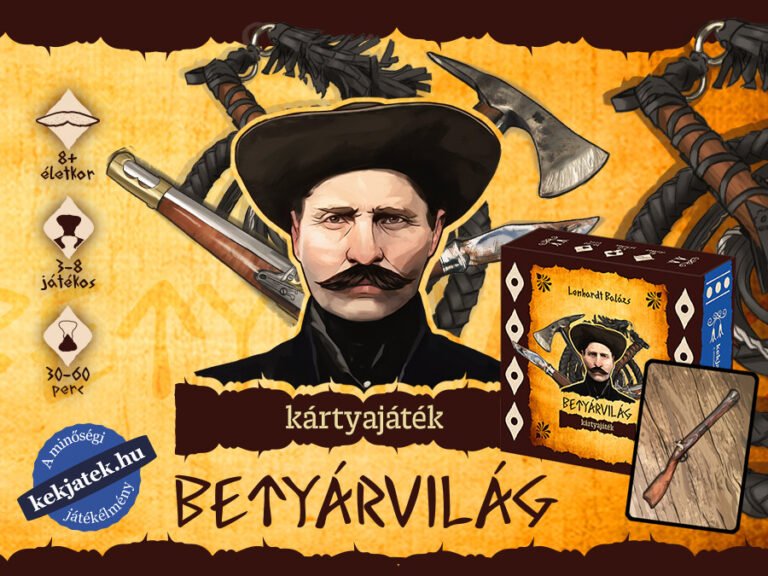 Betyárvilág társasjáték – Ravaszság, taktika és magyar virtus